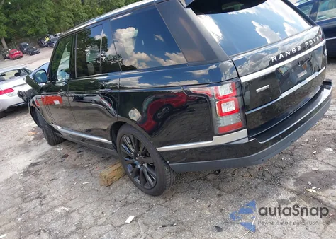 2016 Land Rover Range Rover 3.0L V6 Turbocharged Diesel Hse Td6 z USA, uszkodzony, nr VIN SALGS2KF8GA294976